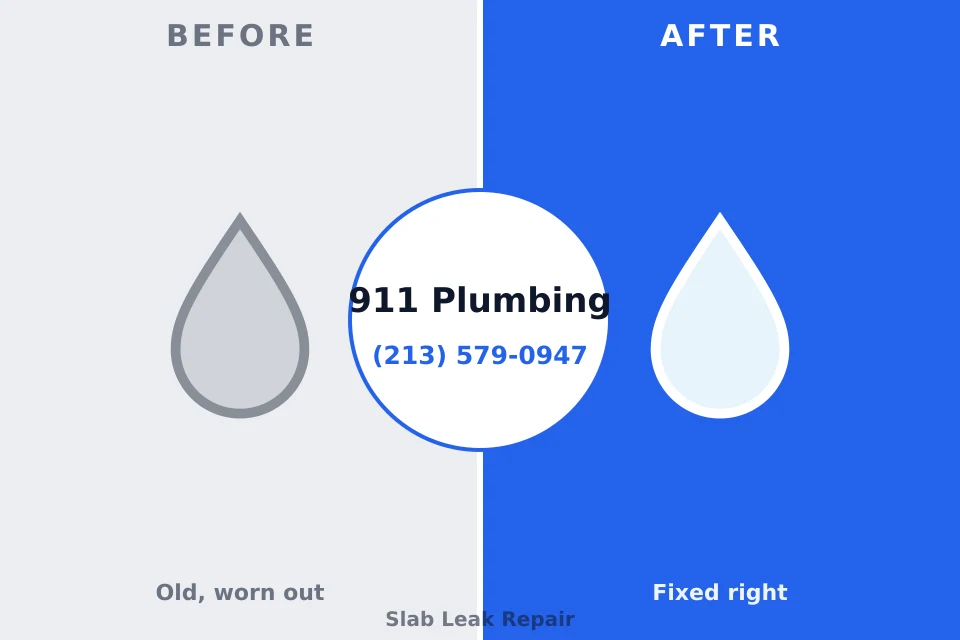 Before and after: plumbing company Highland Springs, VA